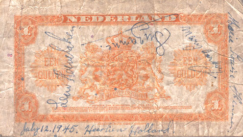 Paper Money Signed Netherlands