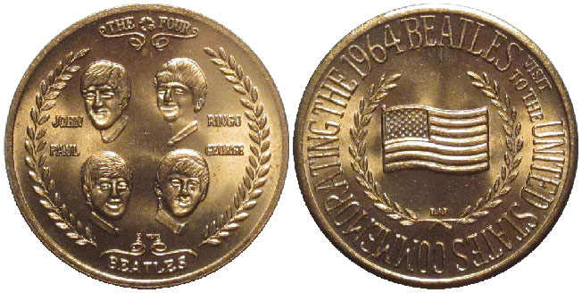 Beatles Medal 1964 US Tour
